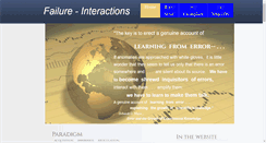 Desktop Screenshot of failure-interactions.com